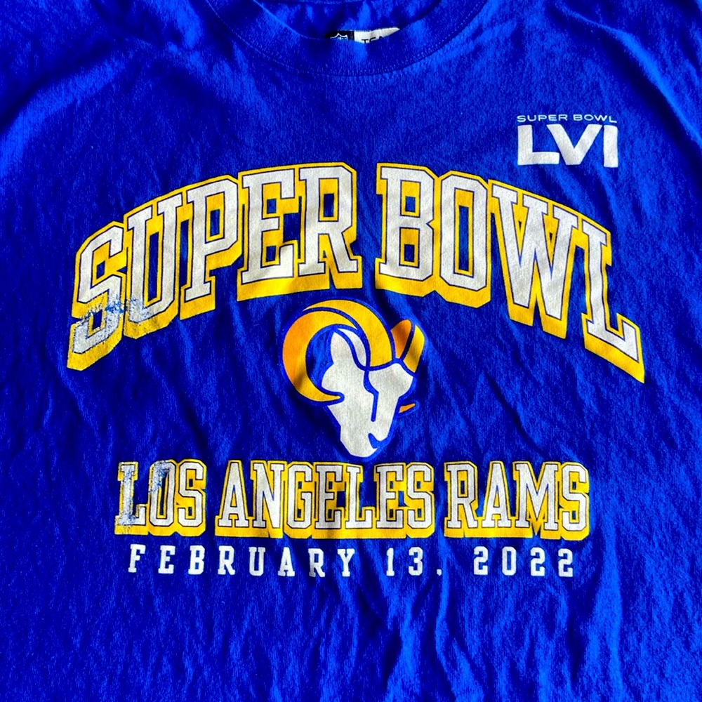 Los Angeles Rams Super Bowl T Shirt Size XL